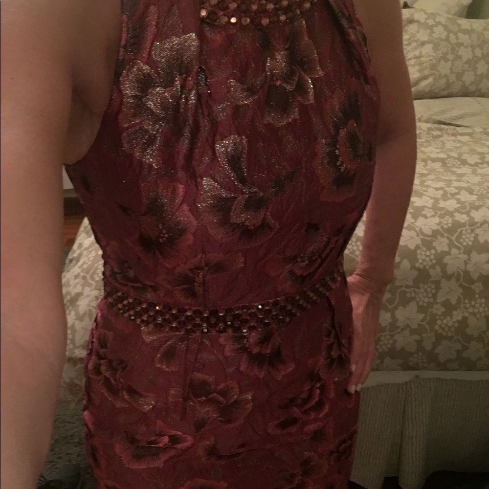 Carmen Marc Valvo Brocade Dress